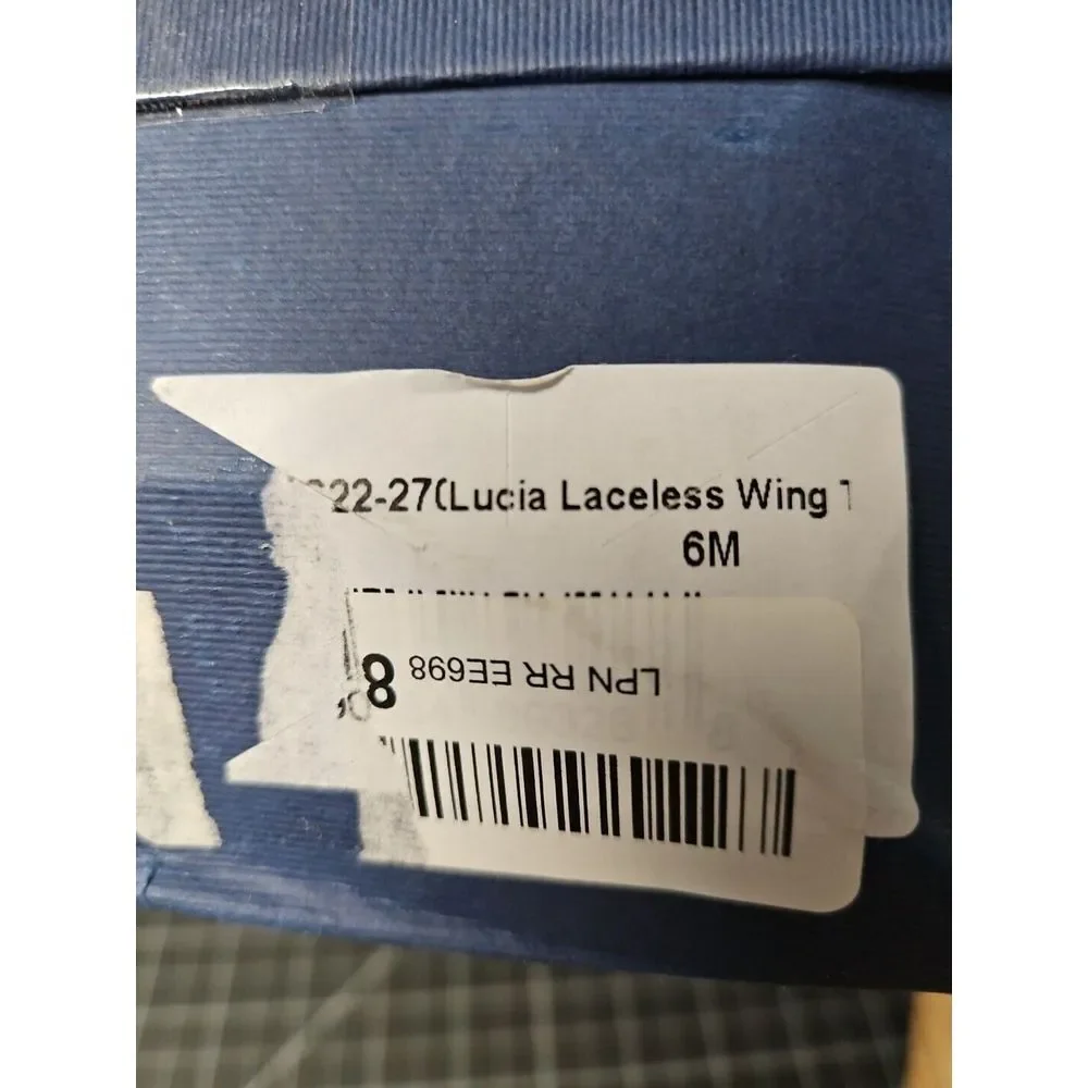 Massimo Matteo Lucia Laceless Wing Tip‎ oxford shoes Taupe 6 M